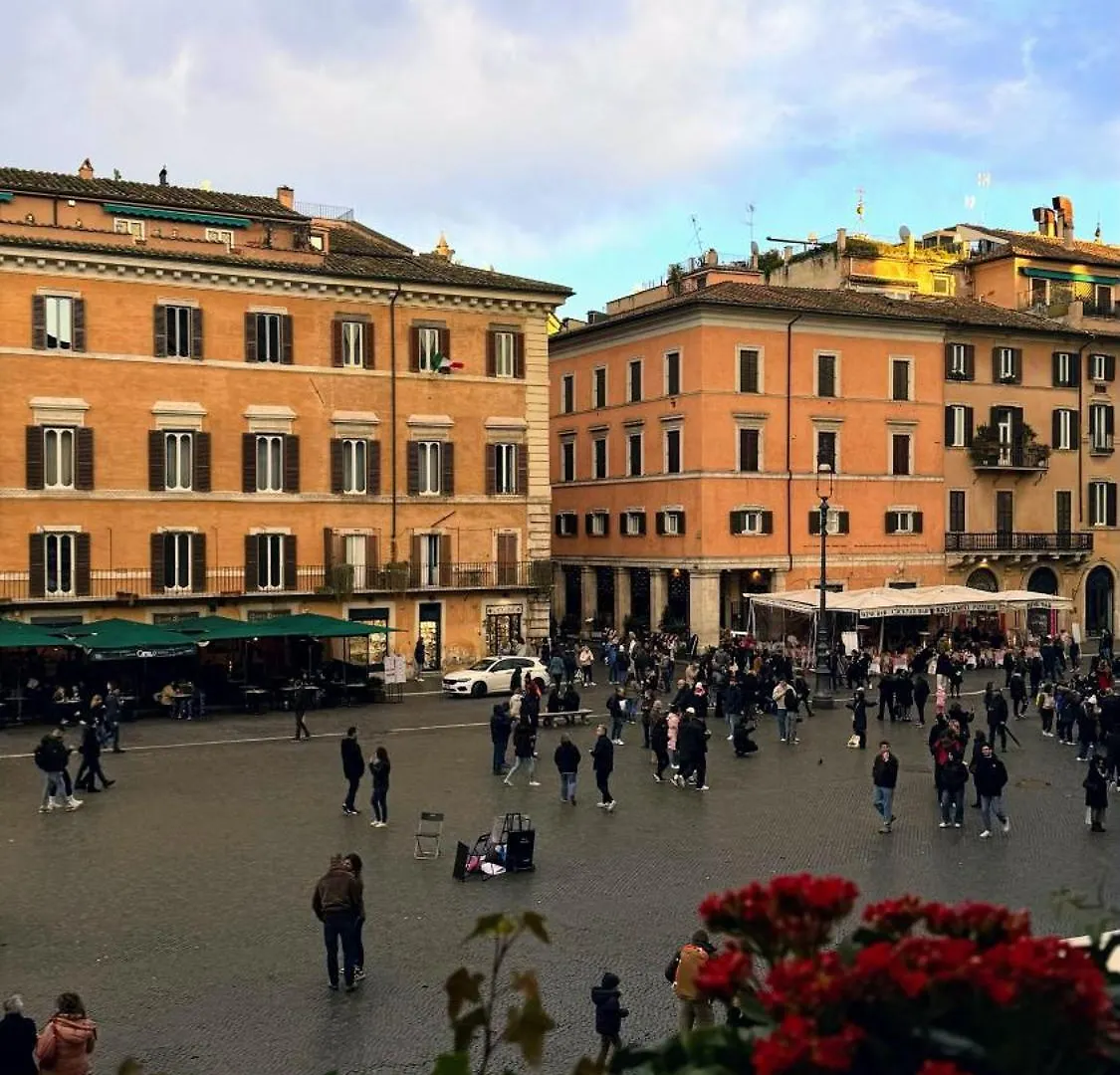 Piazza Navona Balcony Caden Suite Rome Italy