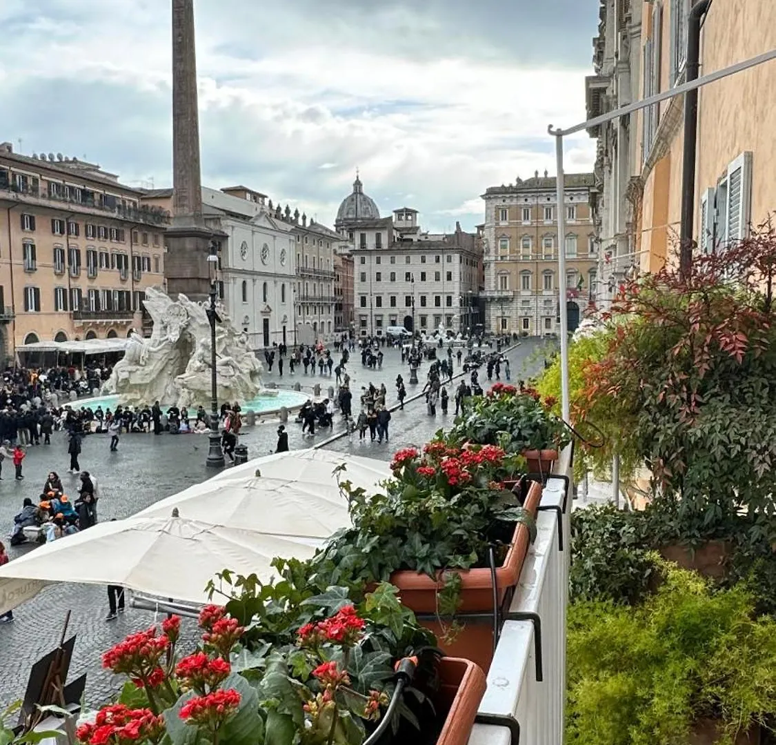 Piazza Navona Balcony Caden Suite Rome